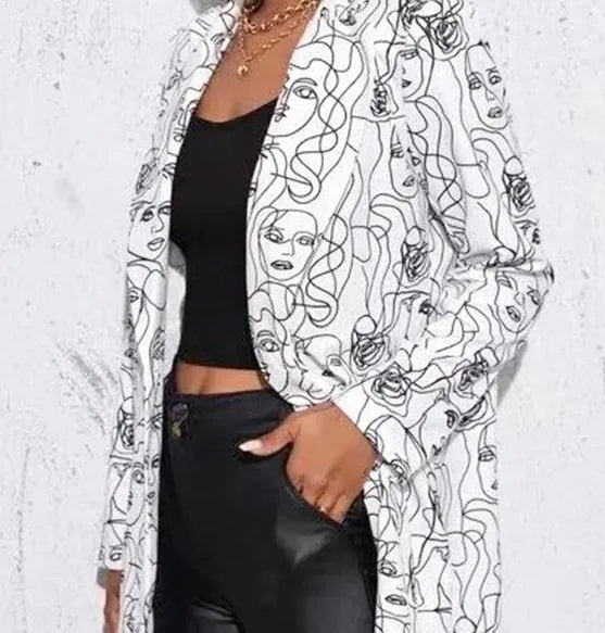 Printed Suit Jacket