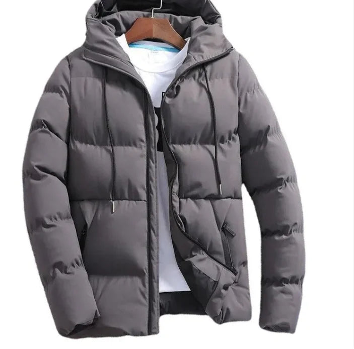 Men's Cotton Padded Hooded Jacket