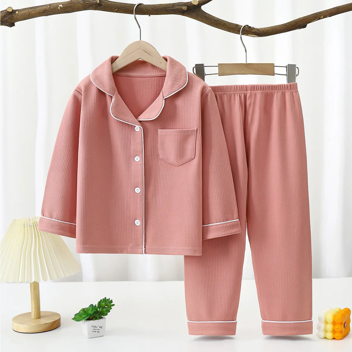 New Spring Autumn Children's Clothing Sets Stitch Boy Sleepwear Long Sleeved Pants Clothes Kids Pajamas Set Baby Girls Pyjamas